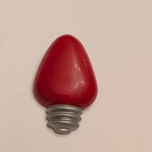 Hallmark Vintage Christmas Light Bulb Brooch